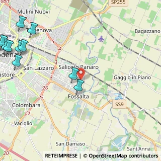 Mappa Stradello Romano, 41122 Modena MO, Italia (3.44091)