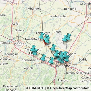 Mappa Via Torricelli, 40017 San Giovanni in Persiceto BO, Italia (12.71353)