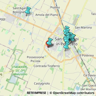 Mappa BO 40017, 40017 San Giovanni in Persiceto BO, Italia (1.65385)