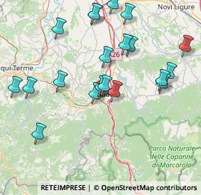 Mappa Corso Italia, 15076 Ovada AL, Italia (8.519)