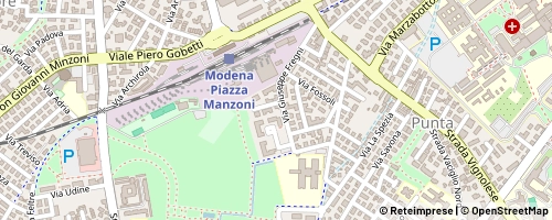 Mappa Módena
