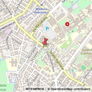 Mappa Via Vignolese, 488, 41125 Modena, Modena (Emilia Romagna)