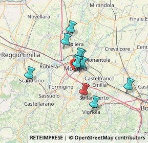 Mappa Via Bramante, 41125 Modena MO, Italia (10.07)