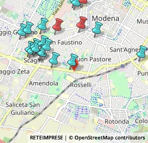 Mappa Via Bramante, 41125 Modena MO, Italia (1.194)