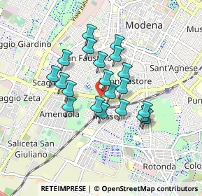 Mappa Via Bramante, 41125 Modena MO, Italia (0.6785)