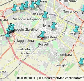 Mappa Via Bramante, 41125 Modena MO, Italia (2.98474)