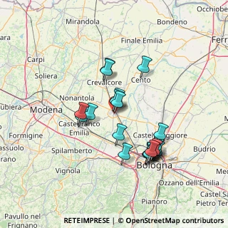 Mappa Via Caduti del Lavoro, 40017 San Giovanni In Persiceto BO, Italia (12.8505)