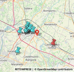 Mappa Viale Caduti sul Lavoro, 41122 Modena MO, Italia (5.54917)