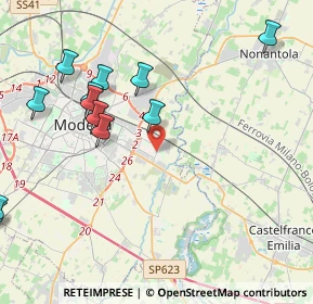 Mappa Viale Caduti sul Lavoro, 41122 Modena MO, Italia (5.01333)
