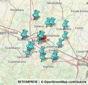 Mappa Viale Caduti sul Lavoro, 41122 Modena MO, Italia (12.047)