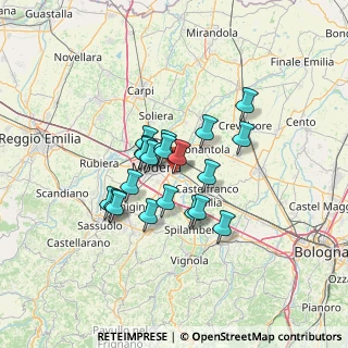Mappa Viale Caduti sul Lavoro, 41122 Modena MO, Italia (10.059)