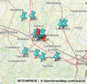 Mappa Via L. Beethoven, 41122 Modena MO, Italia (11.964)