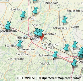 Mappa Via L. Beethoven, 41122 Modena MO, Italia (21.6345)