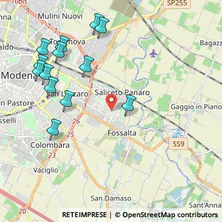 Mappa Via L. Beethoven, 41122 Modena MO, Italia (2.58231)