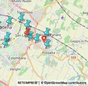 Mappa Via L. Beethoven, 41122 Modena MO, Italia (2.23909)