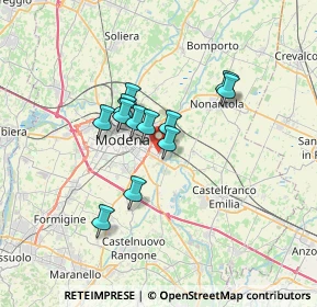 Mappa Via L. Beethoven, 41122 Modena MO, Italia (4.92833)