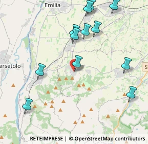 Mappa Via Giuseppe Mazzini, 42020 Quattro Castella RE, Italia (4.695)