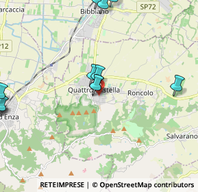 Mappa Via Giuseppe Mazzini, 42020 Quattro Castella RE, Italia (2.83786)