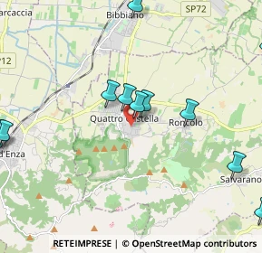 Mappa Via Giuseppe Mazzini, 42020 Quattro Castella RE, Italia (2.76462)