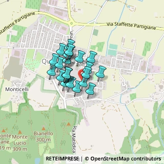 Mappa Via Giuseppe Mazzini, 42020 Quattro Castella RE, Italia (0.248)