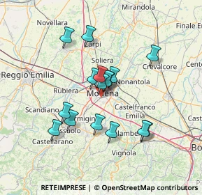 Mappa Via Vicenza, 41125 Modena MO, Italia (11.45688)