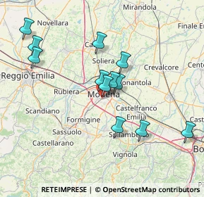 Mappa Via Vicenza, 41125 Modena MO, Italia (14.19667)