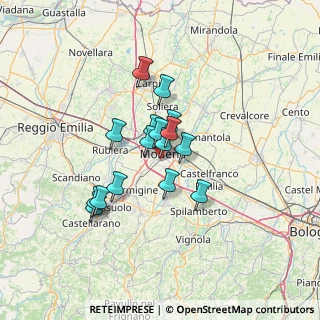 Mappa Via Vicenza, 41125 Modena MO, Italia (9.68313)