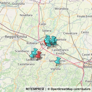Mappa Via Vicenza, 41125 Modena MO, Italia (8.10182)