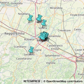 Mappa Via Vicenza, 41125 Modena MO, Italia (6.90769)