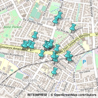 Mappa Via Vicenza, 41125 Modena MO, Italia (0.182)