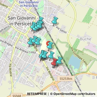 Mappa Via Enzo Palma, 40017 San Giovanni In Persiceto BO, Italia (0.388)