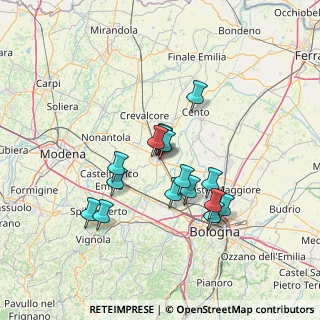 Mappa Via Enzo Palma, 40017 San Giovanni In Persiceto BO, Italia (11.46875)