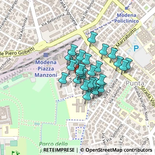 Mappa Via Camogli, 41125 Modena MO, Italia (0.14074)