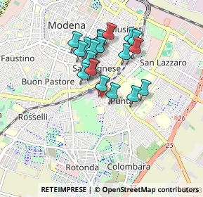 Mappa Via Camogli, 41125 Modena MO, Italia (0.7205)