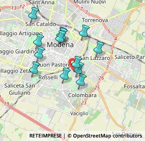 Mappa Via Camogli, 41125 Modena MO, Italia (1.56077)