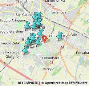 Mappa Via Camogli, 41125 Modena MO, Italia (1.48)