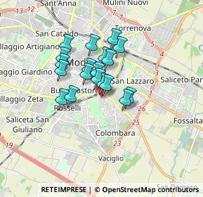 Mappa Via Camogli, 41125 Modena MO, Italia (1.23)