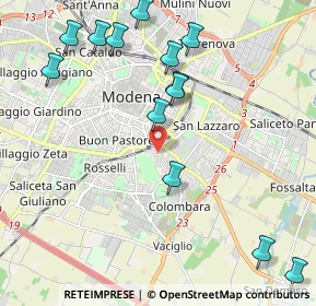 Mappa Via Camogli, 41125 Modena MO, Italia (2.47923)