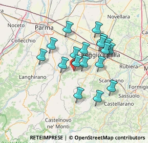 Mappa Edmondo De Amicis, 42020 Quattro Castella RE, Italia (11.62667)