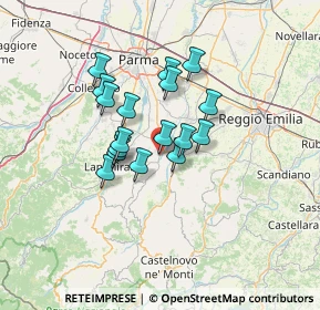 Mappa Via 4 Novembre, 43029 Traversetolo PR, Italia (9.98059)