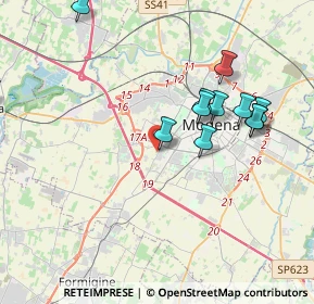 Mappa Strada Formigina, 41126 Modena MO, Italia (4.1625)