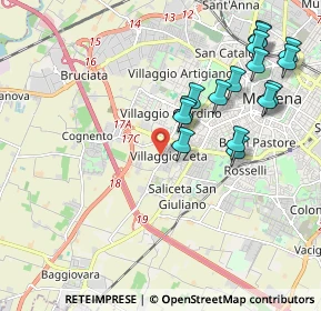 Mappa Strada Formigina, 41126 Modena MO, Italia (2.215)