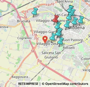 Mappa Strada Formigina, 41126 Modena MO, Italia (2.175)