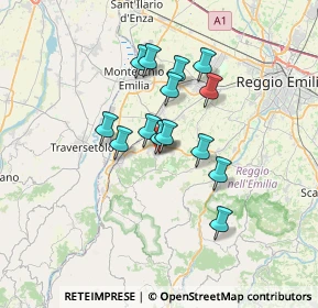 Mappa Via dei Lavoratori, 42020 Quattro Castella RE, Italia (5.27429)