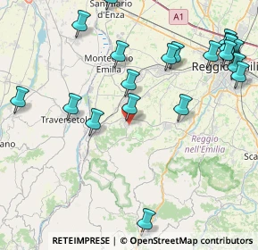 Mappa Via dei Lavoratori, 42020 Quattro Castella RE, Italia (10.3785)