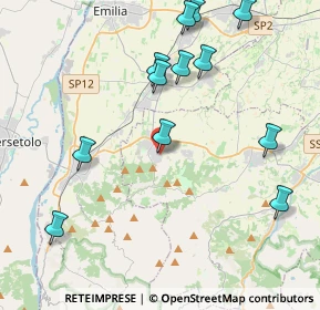 Mappa Via dei Lavoratori, 42020 Quattro Castella RE, Italia (4.6775)