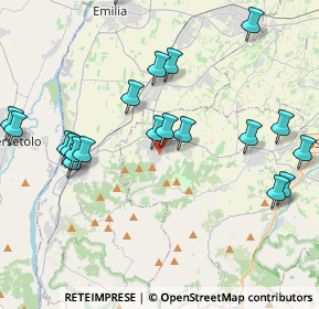 Mappa Via dei Lavoratori, 42020 Quattro Castella RE, Italia (4.6355)