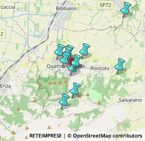 Mappa Via dei Lavoratori, 42020 Quattro Castella RE, Italia (1.28182)