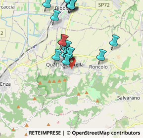 Mappa Via dei Lavoratori, 42020 Quattro Castella RE, Italia (1.9635)