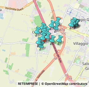 Mappa Via dei Traeri, 41126 Modena MO, Italia (0.72)